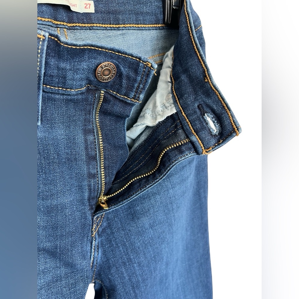 SOLD👖 EUC LEVI’S 724 High Rise Straight Jeans | Women’s 27 - Picture 5 of 13